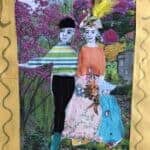 Collage based on the Byam Family portrait in the Holburne Museum