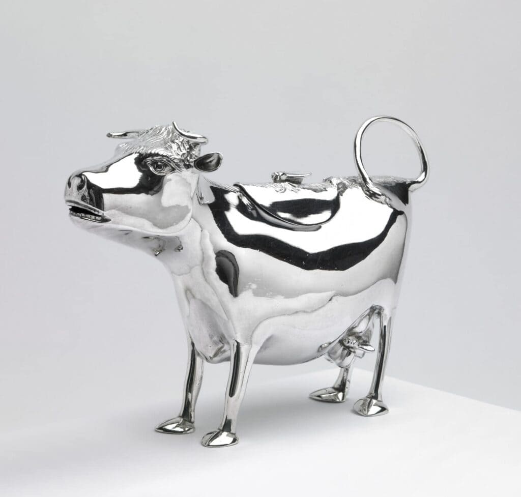 Silver cow creamer