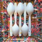 Trayful of spoons