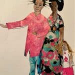 Collage based on the Byam Family Portrait in the Holburne Museum