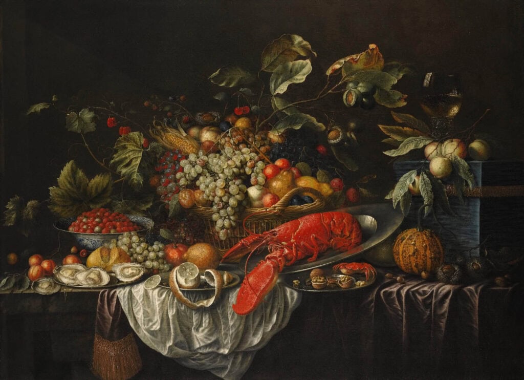 Still Life with Fruit and Shellfish