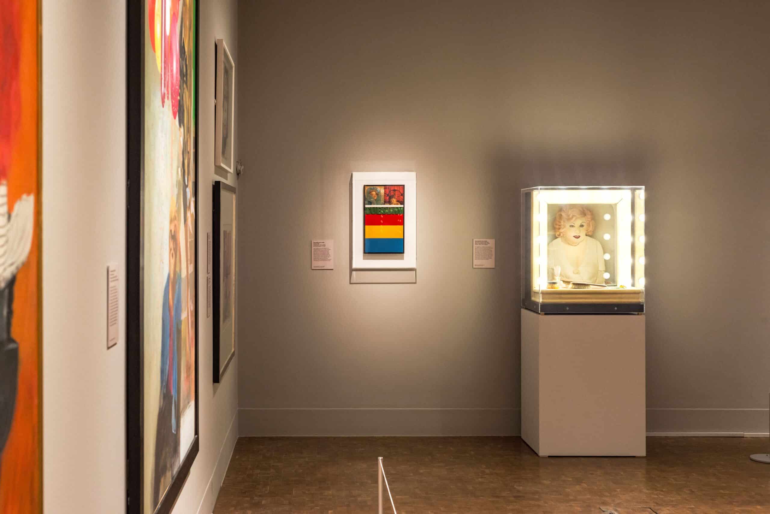 An installation shot of the Iconic pop art exhibition on display